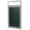 Ghent Enclosed Bulletin Board, 1 Door, Vinyl, Hdlnr Frame, 3 ft H x 2 ft W, Ebony PAVX2-183 - alternate 1